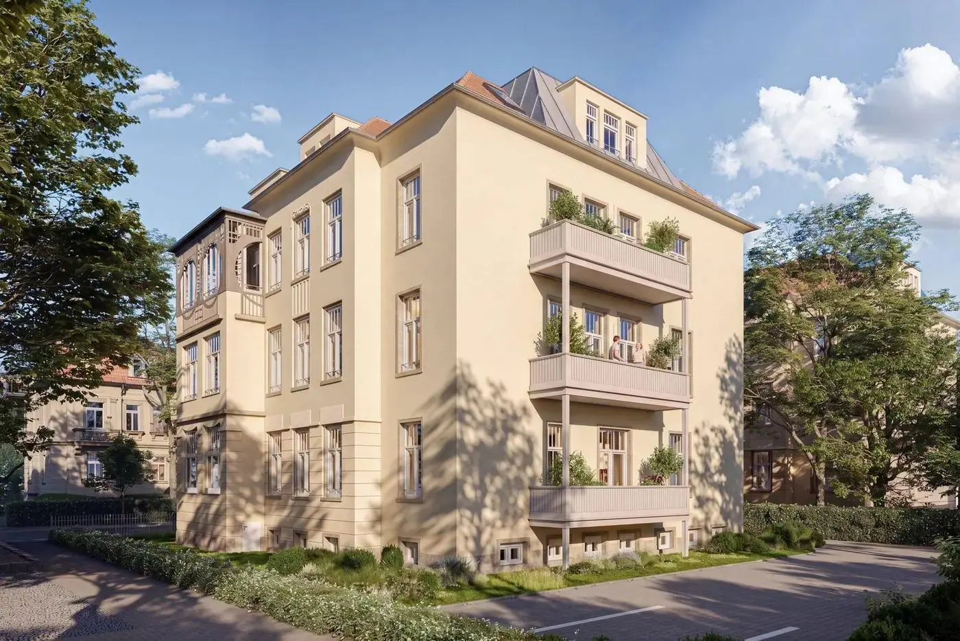 Villa Arndt im Preußischen Viertel, Visualisierung