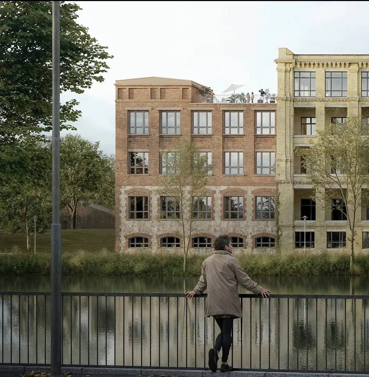 Cotton Lofts, Ansicht zur Zschopau