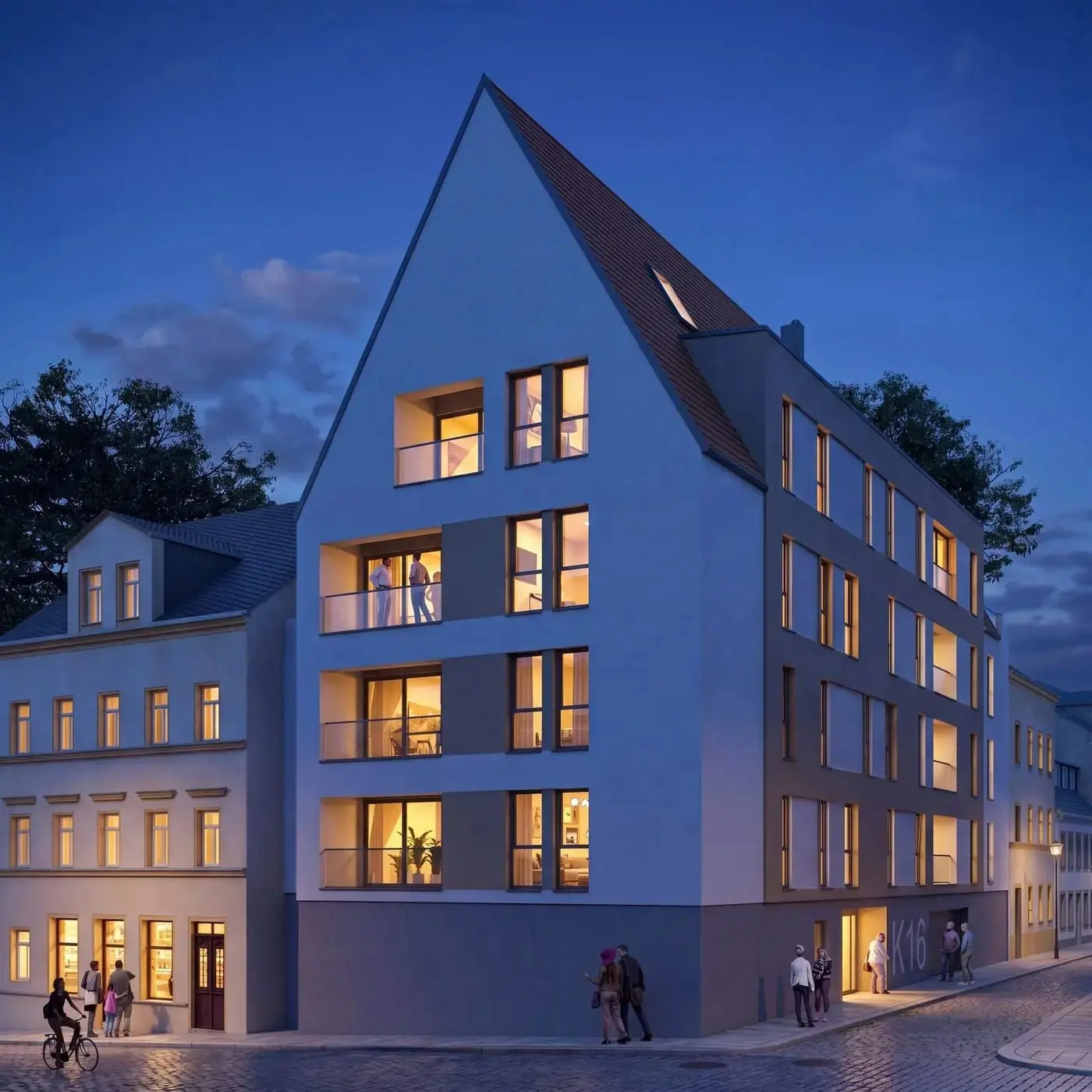 K16 Stadthaus Kesselgasse, Außenansicht