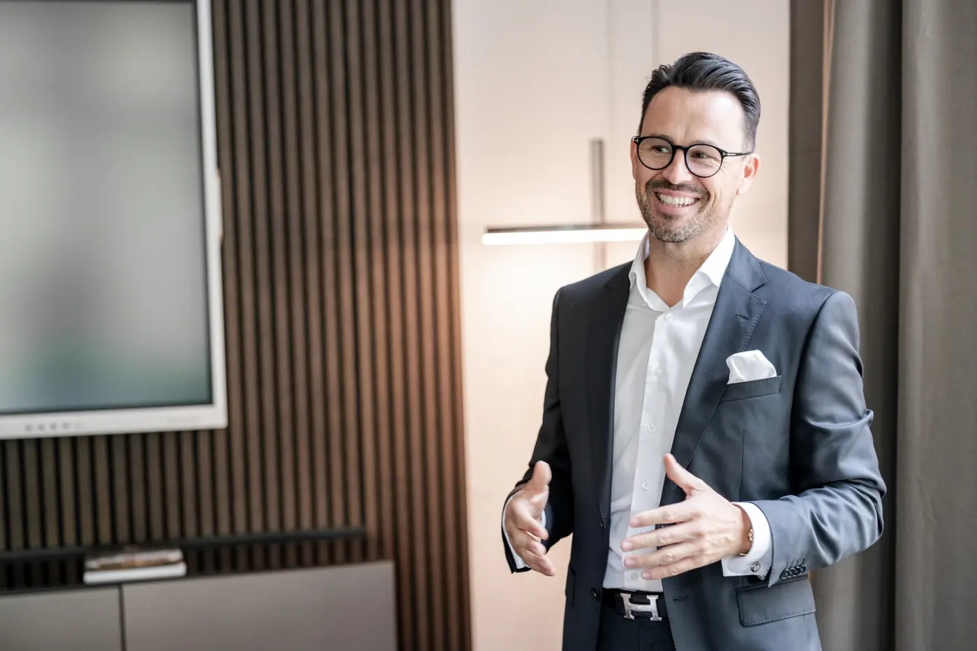 Manfred Braun im Beratungsgespräch