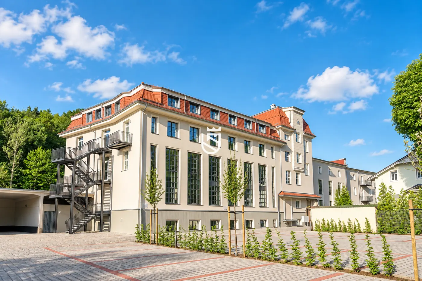 Sanierte ehemalige Brotfabrik an der Tharandter Straße 117 in Dresden